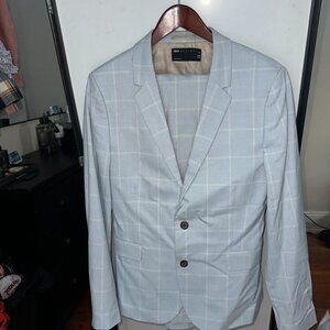 ASOS Light Blue Blazer + Pants Set